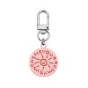 Creative American Statement Graffiti Text Round Key Chain