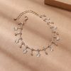 Butterfly Tassel Anklet Colorful Oil Necklace Flowers Leaves - Image 10