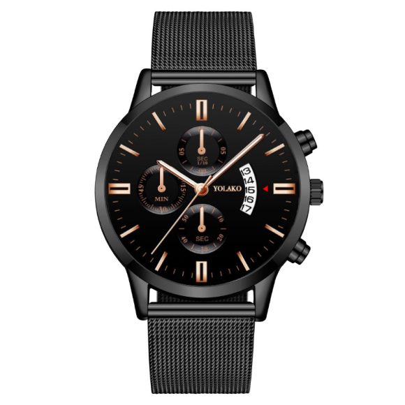 Fashion Calendar Six-pin Three-eye Men's Watch - Image 10