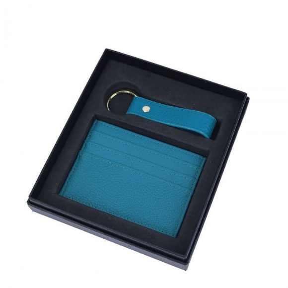 Genuine Leather Creative Leather Keychain Certificate Card Holder - Image 2