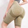 Soft Workout Yoga Athletic Shorts Summer High Waist Fitness Legging Shorts - Image 4