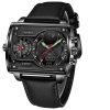 Quartz Electronic Dual Display Multi-function Square - Image 2