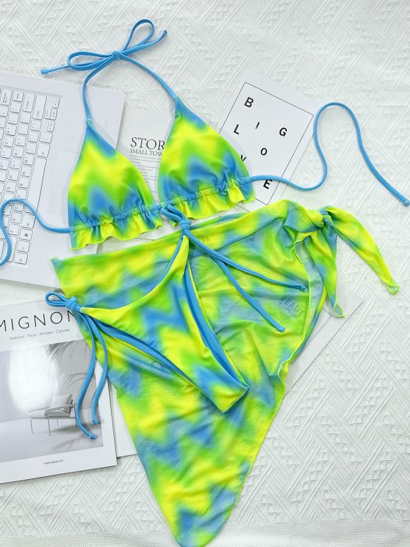 Bikini Tie Dyed Outer Single Swimsuit Bikini - Image 8