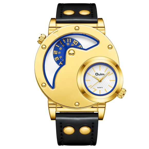 Gold Multi-functional Exaggerated Dial Watch For Men - Image 5