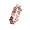 Colorful And Irregular Lotus Leaf Alloy Elastic Bracelet - Image 4