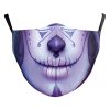 Halloween Digital Printing Funny Horror Face Double Layer Dust Mask - Image 4