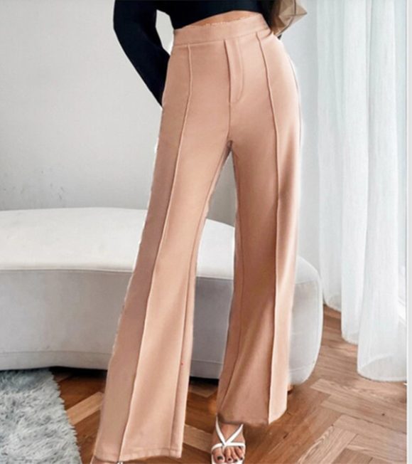 Loose Straight Pants Women High Waist Casual Trousers - Image 4