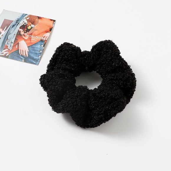 Autumn And Winter Plush Large Intestine Hair Ring Internet Celebrity Lamb Hair Ring Korean Style Simple Hair Accessories - Image 5