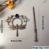 Dragonfly Branch Gem Hairpin Women's Personalized Hair Accessories - Image 3