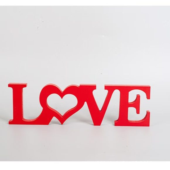 Cross-border Hot Love Conjoined Wooden Craft Ornaments - Image 4