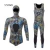 Split Diving Suit Split Men's Hooded Cold-proof Warm Surfing Suit Diving Suit Long Sleeve - Image 2
