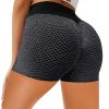Honeycomb Design Yoga Pants Solid Color Hip-lifting Fitness Sports Shorts For Women - Image 8