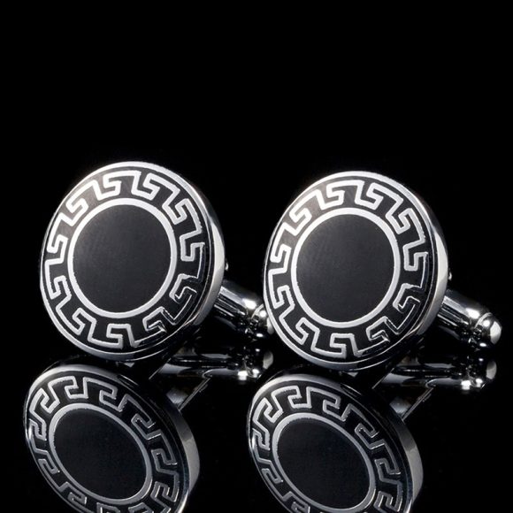 Square Men's Cufflinks Spot Simple French Cuff Buttons - Image 9