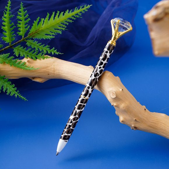 Leopard Diamond Ballpoint Pen Metal - Image 5