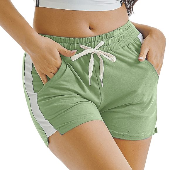 Summer Sports Shorts Gym Running Women Cycling Drawstring Shorts Workout - Image 5
