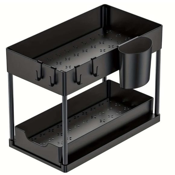 Table Pull-out Storage Rack Easy To Disassemble And Clean Storage Rack - Image 7