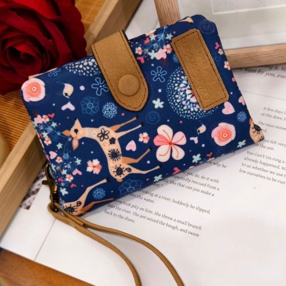 Multifunctional Tri-fold Fashion Multi-card-slot Printed Wallet - Image 2