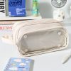 Transparent Pencil Case INS Style Milk Salty Series Carrying Case Large Capacity Waterproof - Image 5