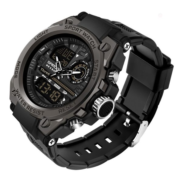 Trendy Cool Multi-functional Double Display Electronic Watch - Image 2