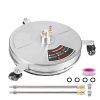 High Pressure Stainless Steel 3-wheel Extended Pole Floor Cleaner - Image 2
