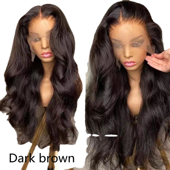 Wig European And American Lace Wigs Chemical Fiber Headgear Front Lace Long Roll - Image 2