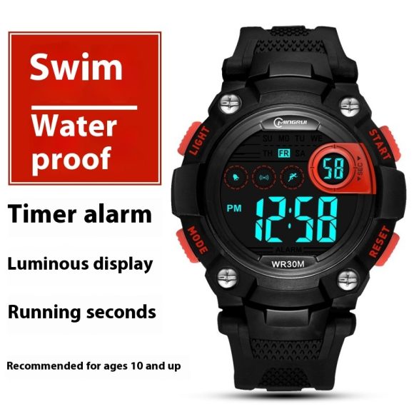 Waterproof Anti-fall Multifunctional Sports Student Electronic Watch - Image 9