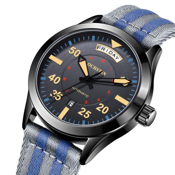 Automatic Mechanical Watch Waterproof Nylon Watch - Image 4