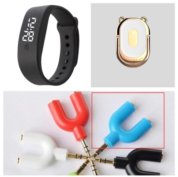 Leisure Sports Student LED White Light Bracelet Button - Image 7