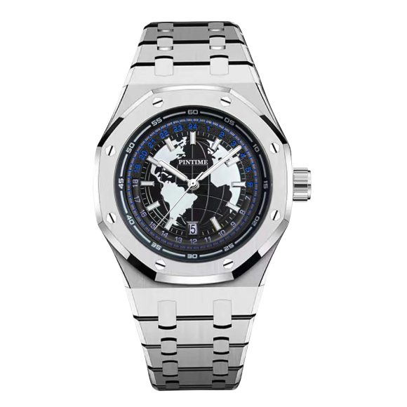 Men's Watch Waterproof Luminous Steel Strap Quartz - Image 2