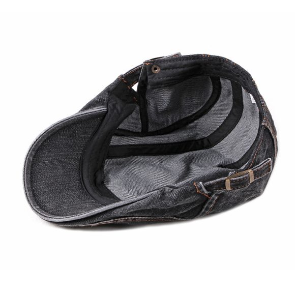Fashion Wash Denim Beret Men - Image 7