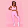Women's High Elastic Sling Sleeveless Yoga Clothes Fitness Suit - Image 4