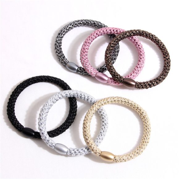 Accessories Thick Leather Cover Durable Base Rubber Hair Rope Headdress - Image 6