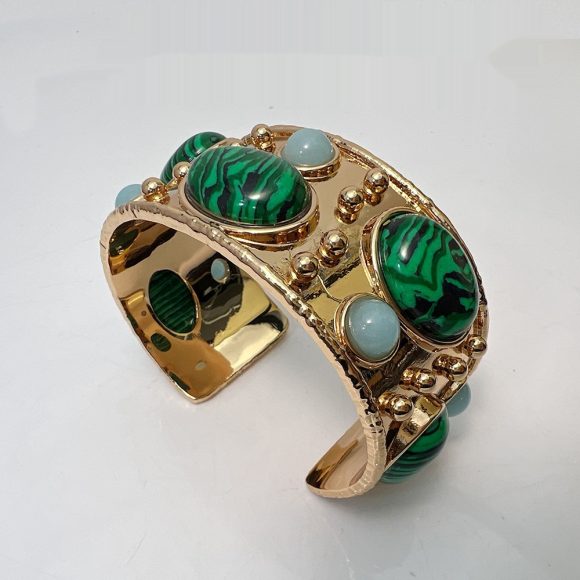 Malachite Bracelet Retro Minority Design - Image 2