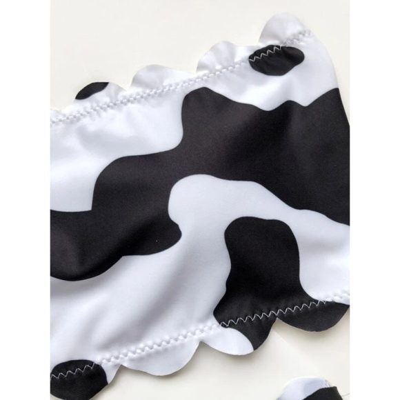 New Style Wrapped Breast Bikini Cow Print - Image 2