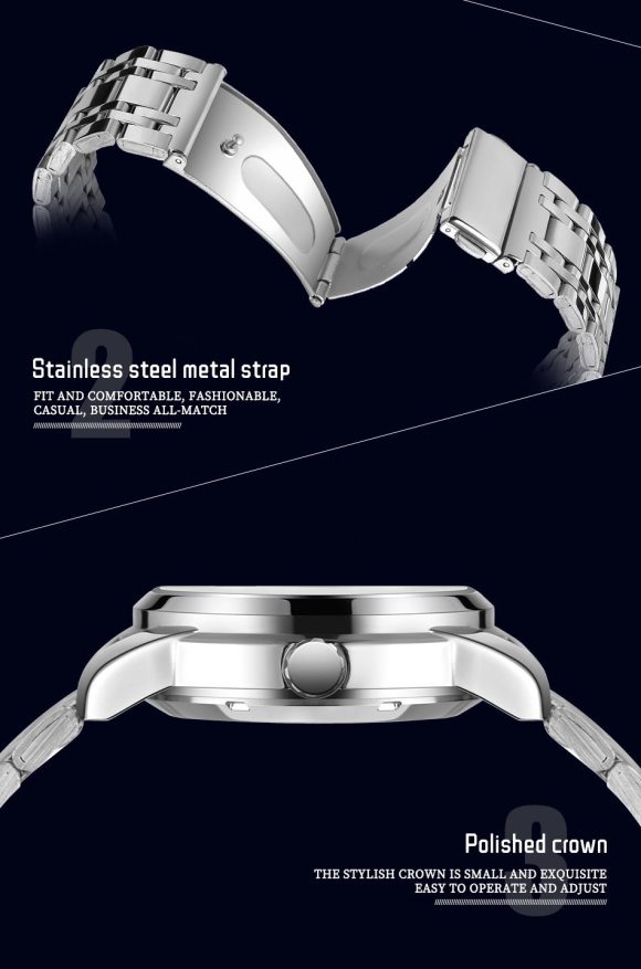 European And American Men's Fashion Casual Watch - Image 2