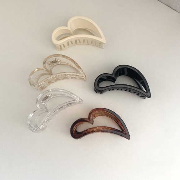 Plastic Love Frosted Texture Acrylic Hair Jaw Clip - Image 4