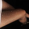 Fashion Rhinestone Mesh Stockings For Women - Image 5