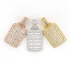 S925 Silver Inlay Pendant Hip Hop Jewelry - Image 9