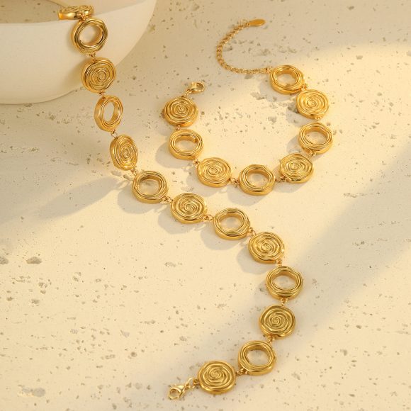 Fashion Necklace Bracelet & Necklace Suit - Image 5