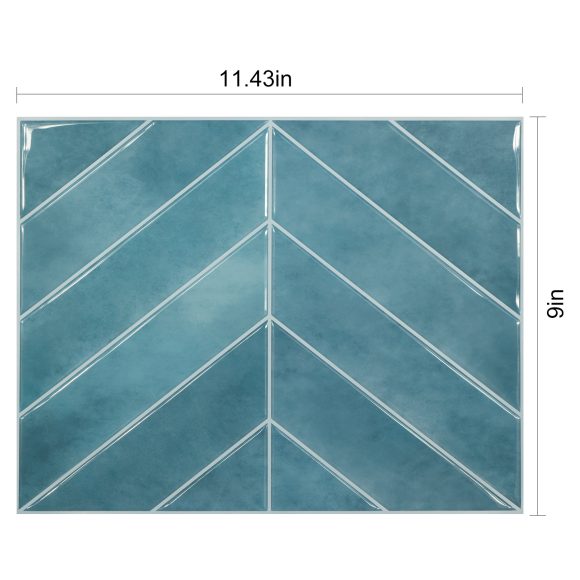 Jade kitchen oil resistant 3D self-adhesive wall sticker - Image 4