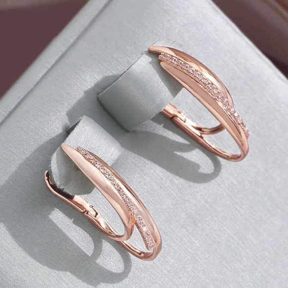 Splendid European And American Earrings Women's Elegant Zircon Earrings High-grade - Image 6