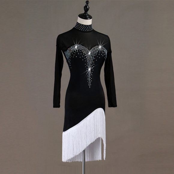OCTLQ105 Latin Woman Wear Samba Competition Dancing Dresses - Image 4