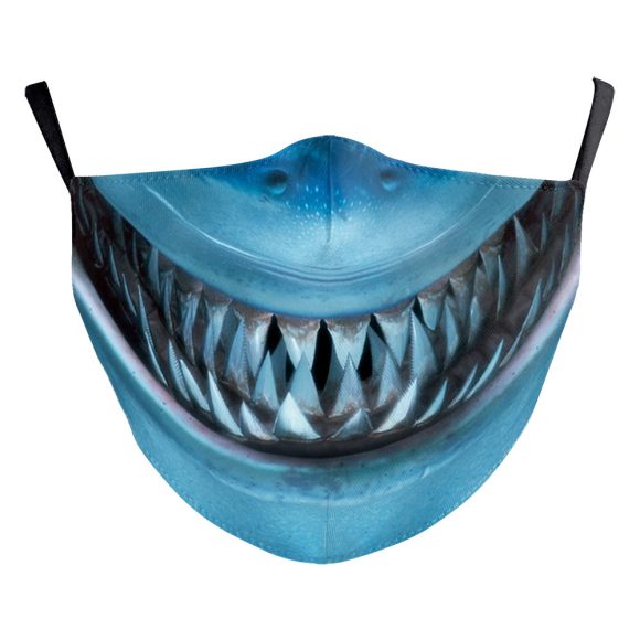 Wansheng Digital Printing Face Animal Tiger Ear Hanging Double-layer Mask - Image 7