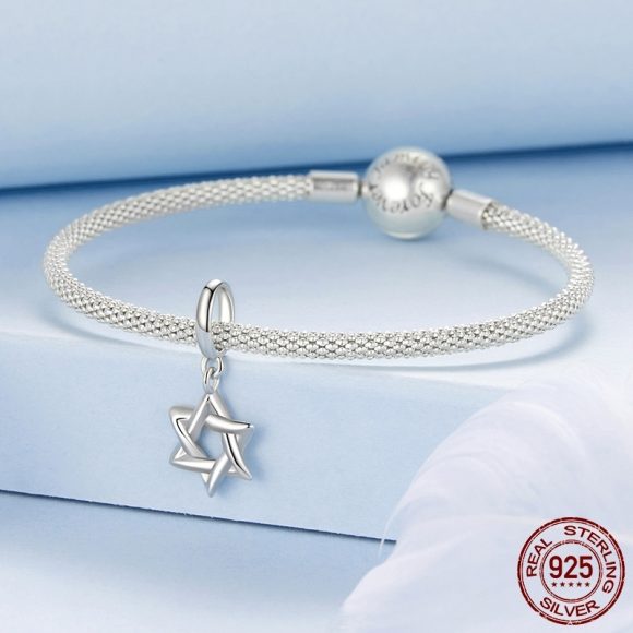 Six-pointed Star Pendant Diy Bracelet String Beads Scattered Beads - Image 6