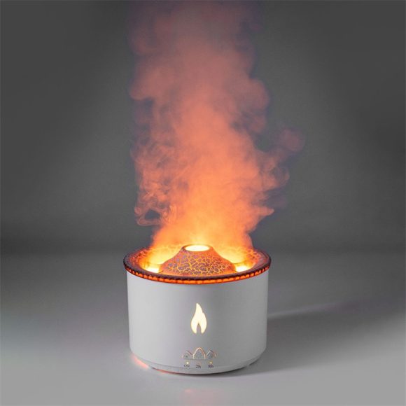 New Creative Volcano Aromatherapy Machine Flame Lamp Belt Essential Oil - Image 4