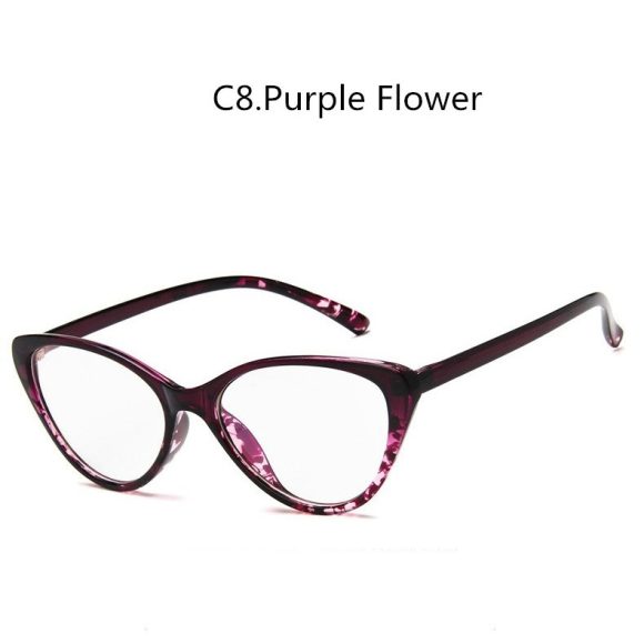 Fashion Cat Eye Glasses Frame Retro Trendy Artistic - Image 7
