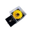 Artificial Flower Sunflower Necklace Acrylic Jewelry Box - Image 3
