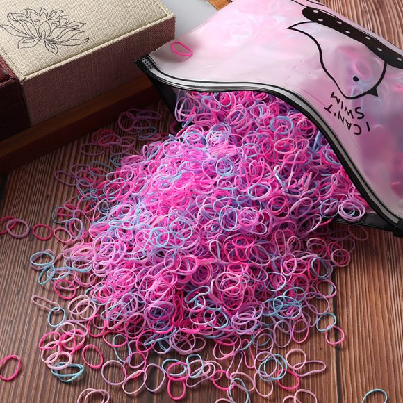 Children Rubber Band Small Size Girls' Baby Disposable Rubber Band Color Hair Band - Image 6