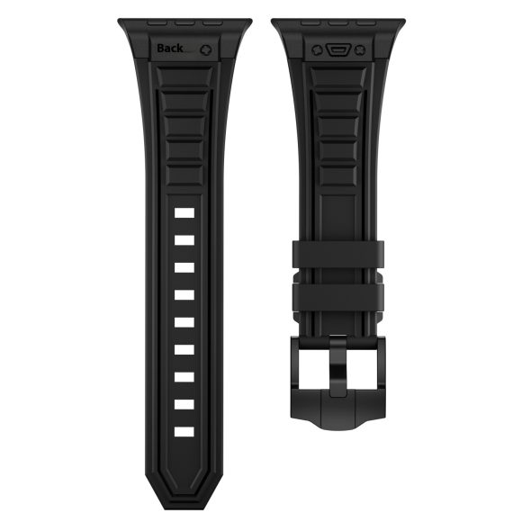 Cross Nail High Elastic Silicone Strap Iwatch1-9 Metal Folding Buckle - Image 7