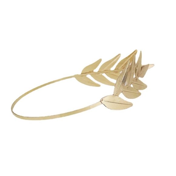 Bride Leaves Headband Forest Metal - Image 3